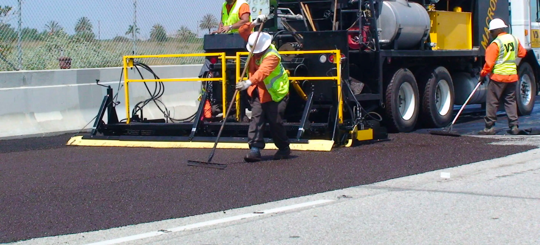 micro-surfacing technology for road repair